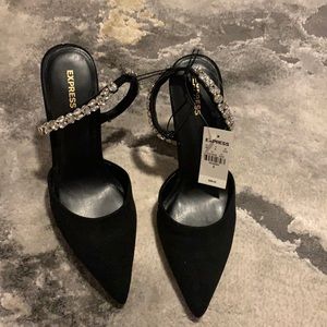 Brand New Express Rhinestone Heels